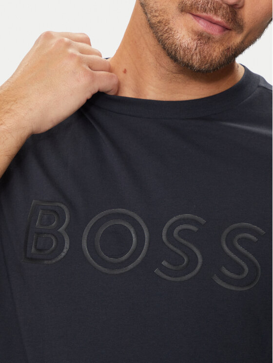 BOSS Boss Marškinėliai 50519358 Tamsiai mėlyna Regular Fit