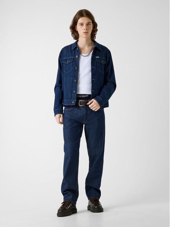 Guess Jeans Guess Jeans Kurtka przejściowa 180935 Niebieski Classic Fit