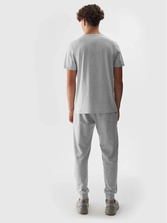 4F 4F Pantaloni da tuta 4FWSS24TTROM603-27M Grigio Regular Fit