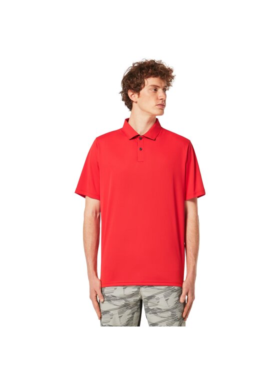 Oakley Oakley T-Shirt FOA404501 Czerwony Regular Fit
