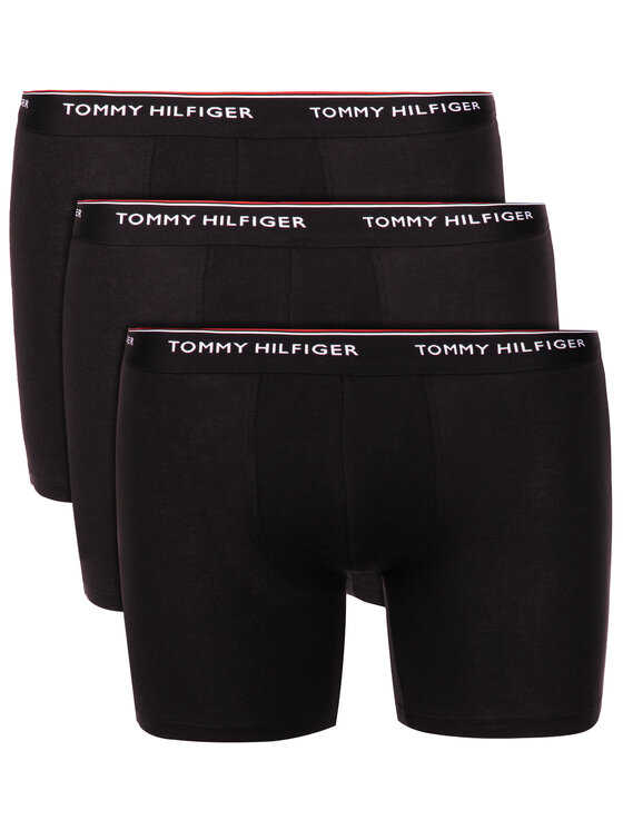 Tommy Hilfiger Set 3 perechi de boxeri 3P Boxer Brief UM0UM00010 Negru
