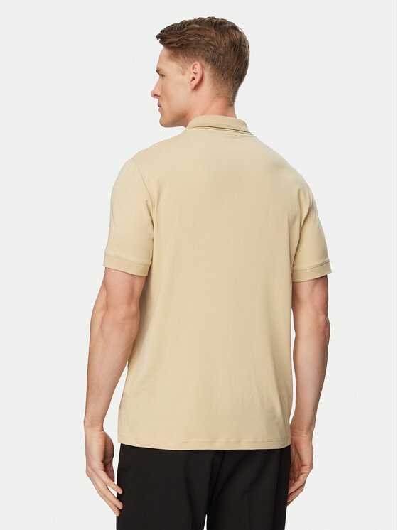 KARL LAGERFELD KARL LAGERFELD Polo 745021 562221 Beżowy Regular Fit