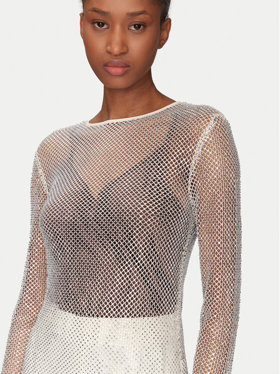 Marella Marella Blúzka Rino 2513941011 Biela Slim Fit