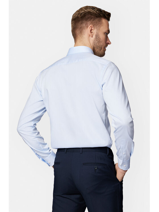 Lancerto Lancerto Koszula Dana KO073123000032 Błękitny Slim Fit