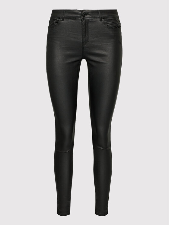 Vero Moda Vero Moda Штани з тканини Seven 10138972 Чорний Slim Fit