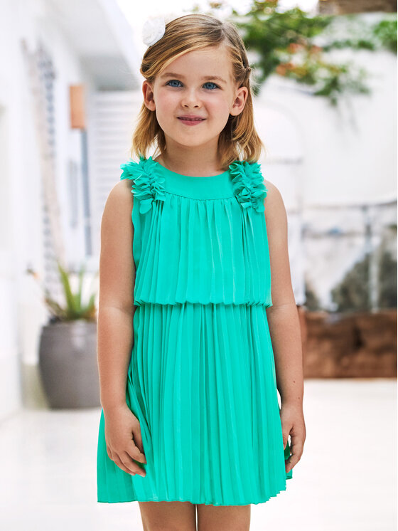 Mayoral Rochie elegantă 3920 Albastru Regular Fit