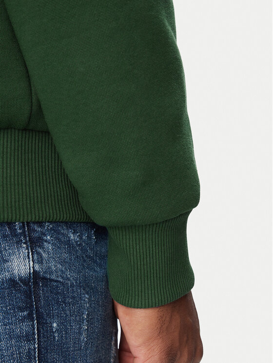 Lacoste Lacoste Суитшърт SH8866 Тъмнозелен Regular Fit