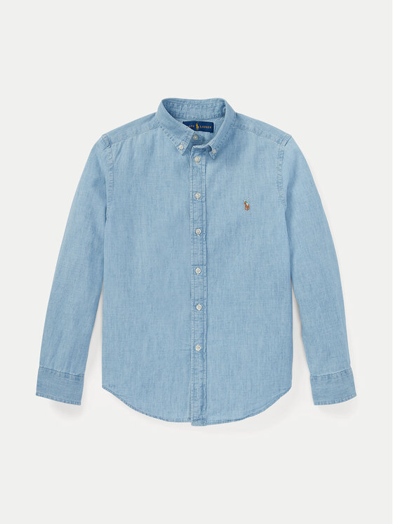 Polo Ralph Lauren Polo Ralph Lauren Πουκάμισο 323703283001 Γαλάζιο Regular Fit