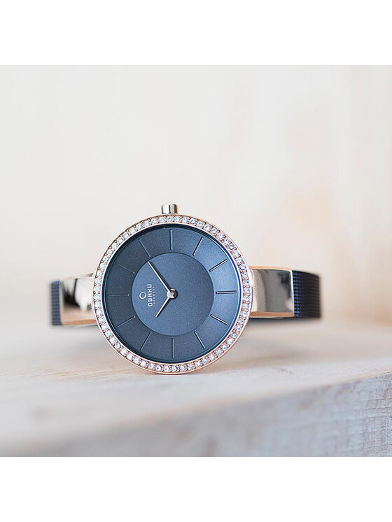 Obaku Obaku Zegarek V179LEVNMN Czarny
