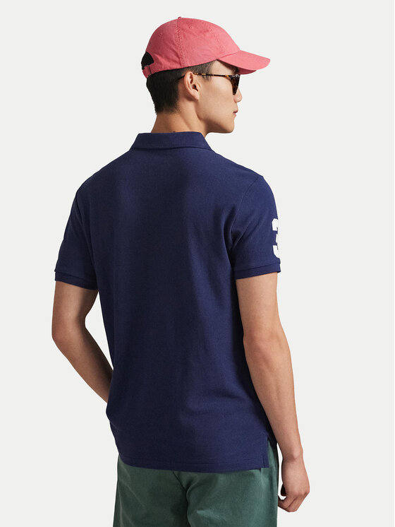 Polo Ralph Lauren Polo Ralph Lauren Pólóing 710688969004 Sötétkék Custom Slim Fit