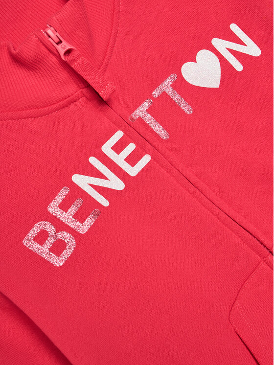 United Colors Of Benetton United Colors Of Benetton Суитшърт 3J68C503O Розов Regular Fit