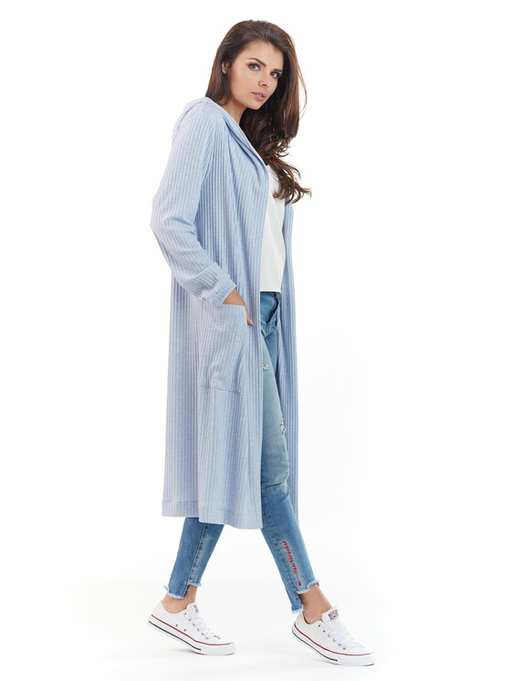 Awama Awama Svetr L062 Modrá Basic Fit