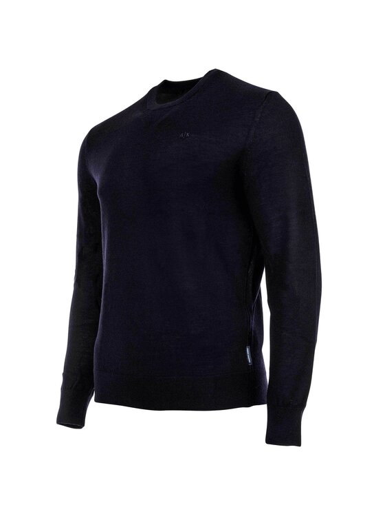 Armani Exchange Armani Exchange Sweter 8NZM3A ZM8AZ Niebieski Regular Fit
