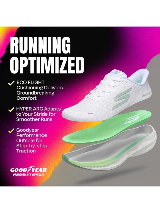 Skechers Skechers Scarpe running Slip-Ins: SKX Aero Pulse Bianco