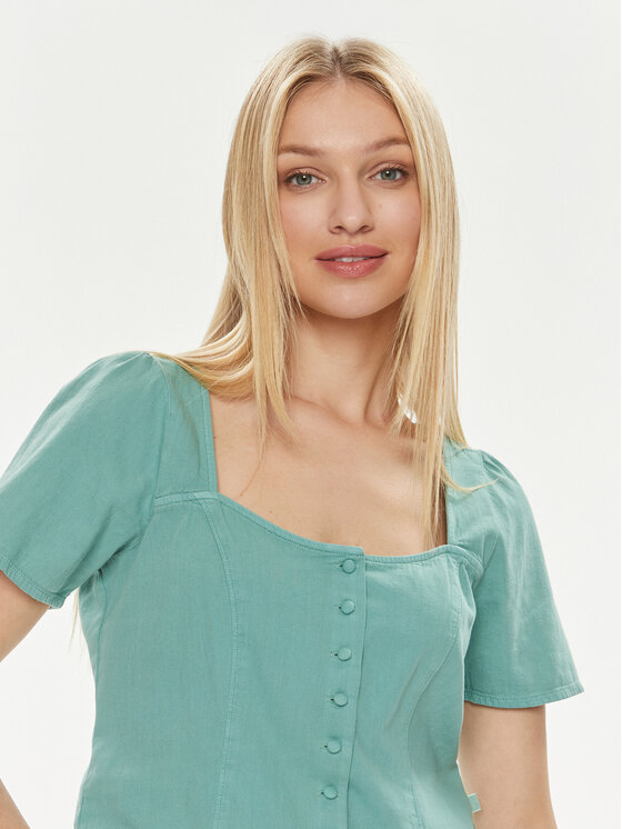 Levi's® Levi's® Bluse Pascale A7332-0005 Grün Regular Fit