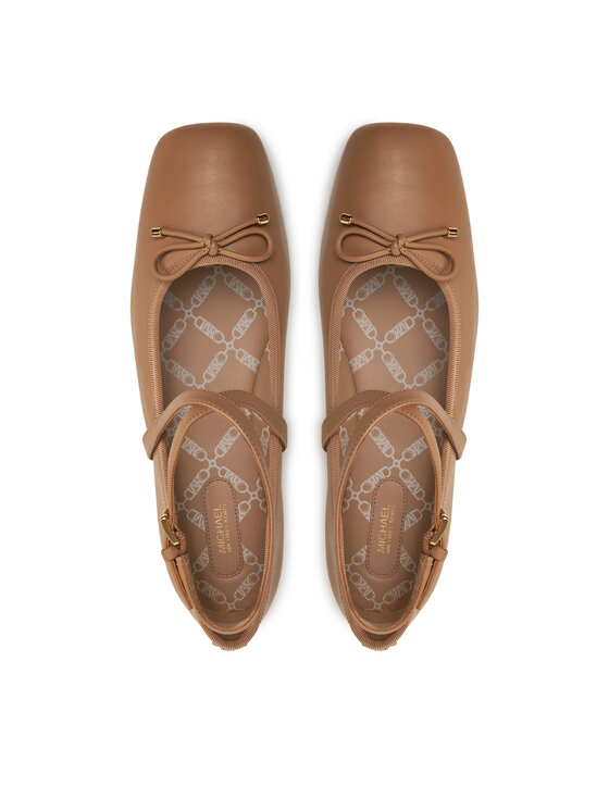 Michael Kors Michael Kors Ballerine Collette Leather Ballet Flat 40T4CTFP1L Marrone