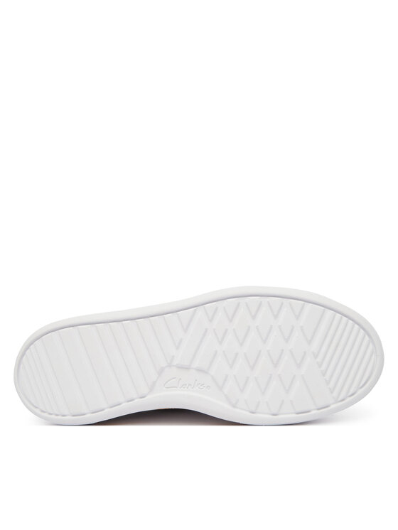Clarks Clarks Sneakersy Hollyrose Zip 26185917 Biela
