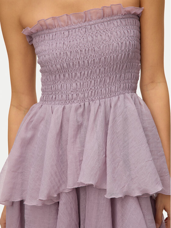 Vero Moda Vero Moda Koktejlové šaty Delilah 10330886 Světle fialová Regular Fit