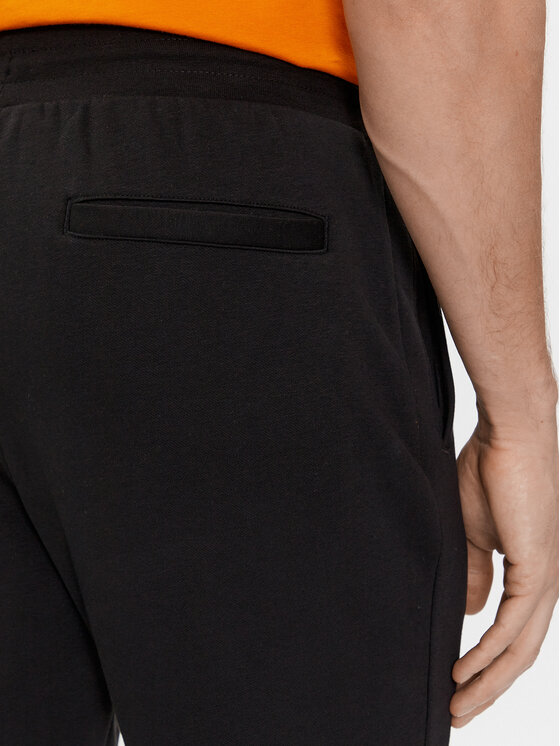 Tommy Hilfiger Tommy Hilfiger Jogginghose Flag Logo MW0MW36142 Schwarz Relaxed Fit