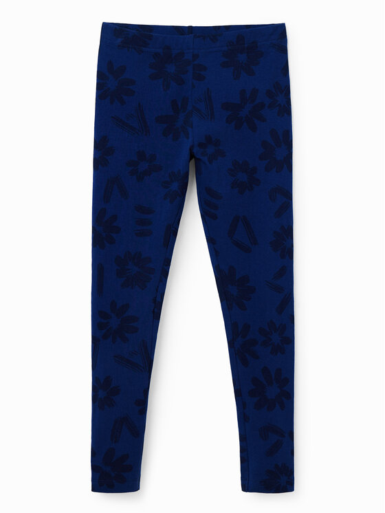 Desigual Desigual Leggings 23SGKK01 Sötétkék Slim Fit