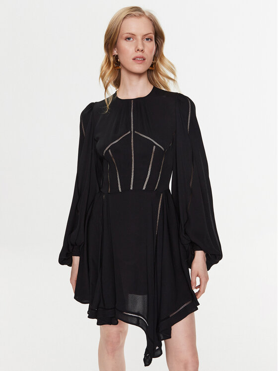Elisabetta Franchi Robe de cocktail AB 455 32E2 V480 Noir Regular Fit Modivo