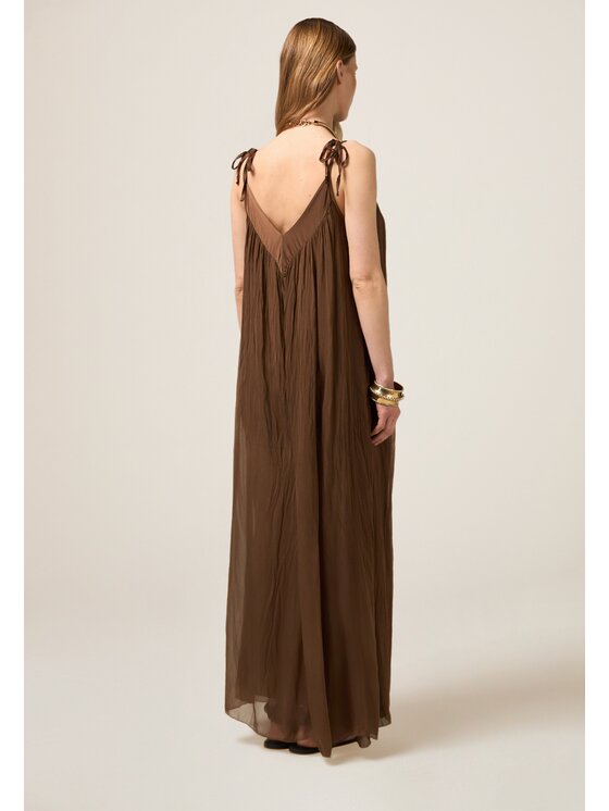 Oltre Oltre Abito da sera 7421E000320N037 Marrone Baggy Fit