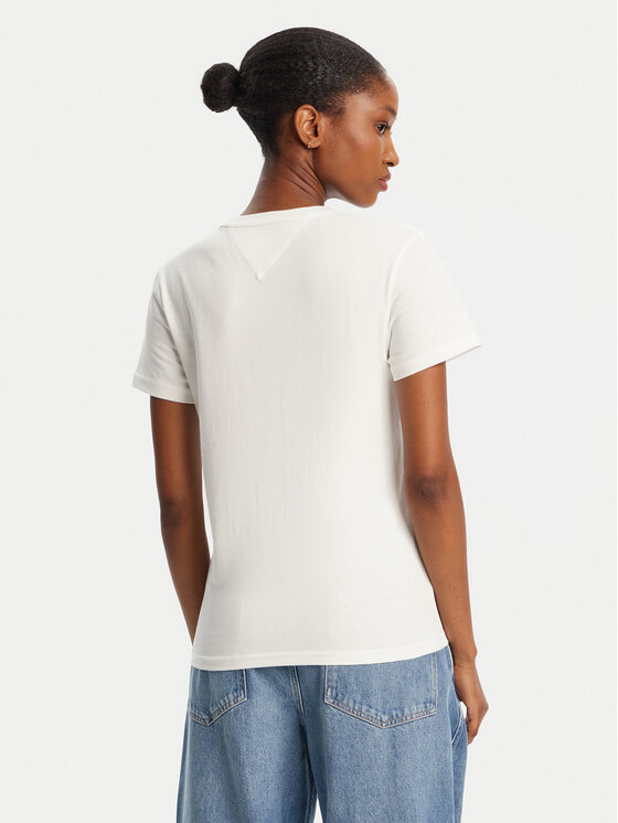 Tommy Jeans Tommy Jeans Футболка Floral Flag DW0DW20897 Білий Regular Fit