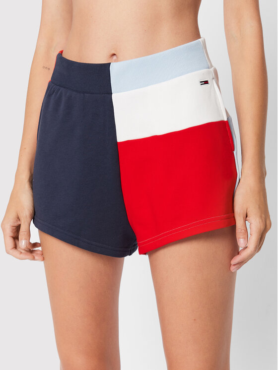 Női Sport rövidnadrág Tommy Jeans, Méret: M, Színes, Archive Blocking DW0DW13592