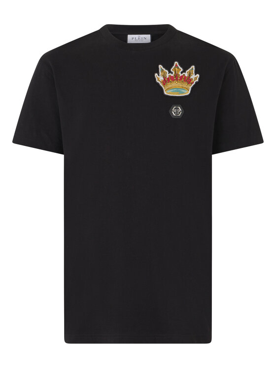 PHILIPP PLEIN PHILIPP PLEIN T-Shirt 29015 Czarny Regular Fit