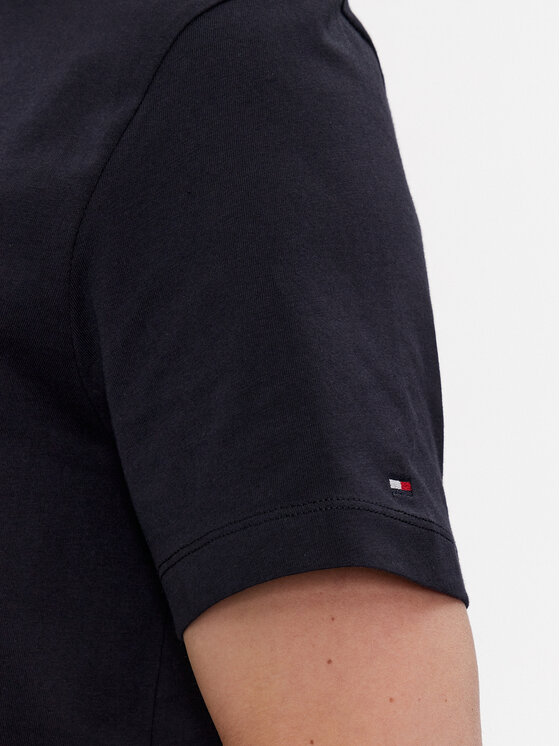Tommy Hilfiger Tommy Hilfiger Marškinėliai MW0MW37859 Tamsiai mėlyna Regular Fit