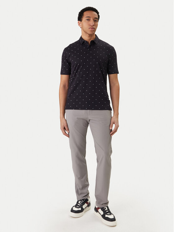 Armani Exchange Armani Exchange Polo XM000735 AF10356 FB434 Melns Regular Fit