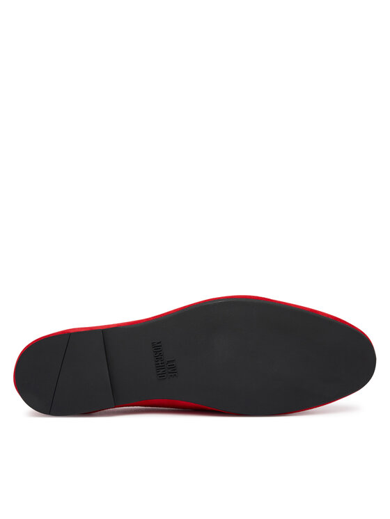 LOVE MOSCHINO LOVE MOSCHINO Loafersy JA10031G1OJA0500 Czerwony