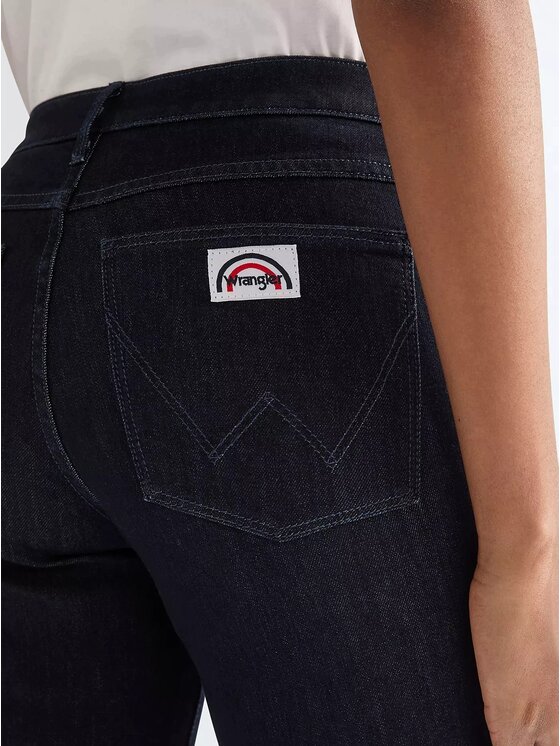 Wrangler Wrangler Jeansy Flare 623 Niebieski Flare Fit