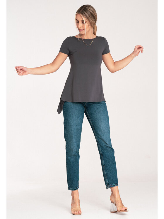 FIGL FIGL Blusa M1051 Grigio Flared Fit