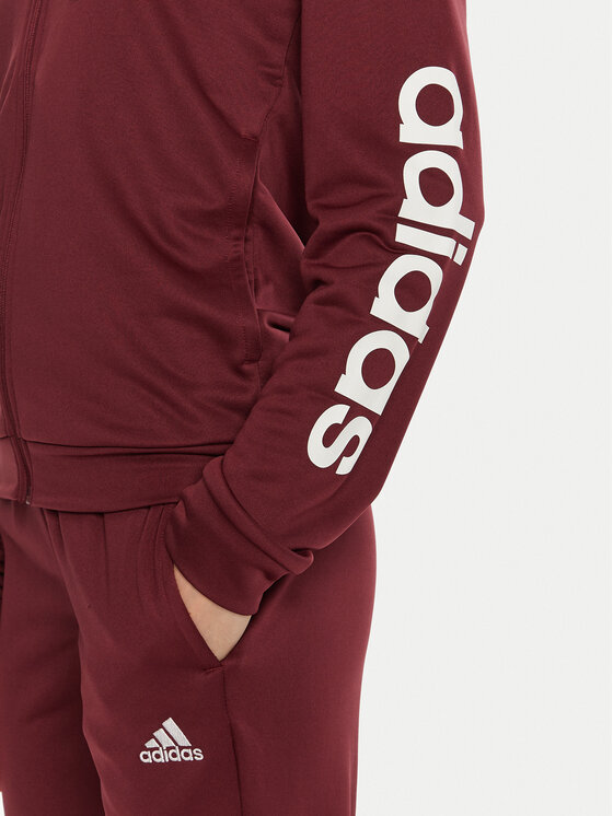 adidas adidas Jogginganzug Linear IJ8802 Braun Regular Fit