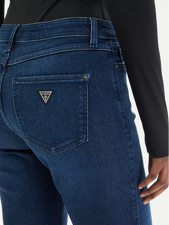 Guess Guess Jeansy W6RAB4 D5QQ0 Tmavomodrá