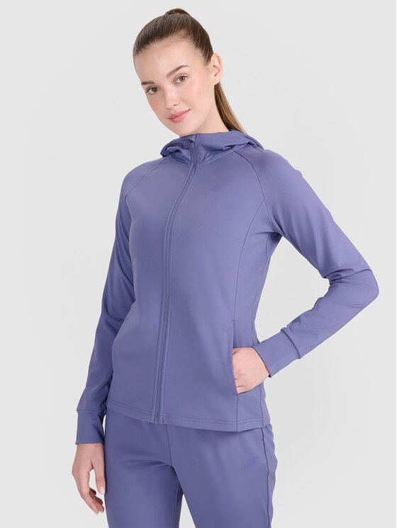 4F 4F Felpa tecnica 4FRSS25TFSWF467-62S Blu Regular Fit