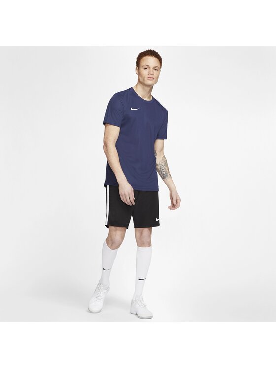 Nike Nike Koszulka techniczna DRY PARK VII JSY SS Granatowy Basic Fit