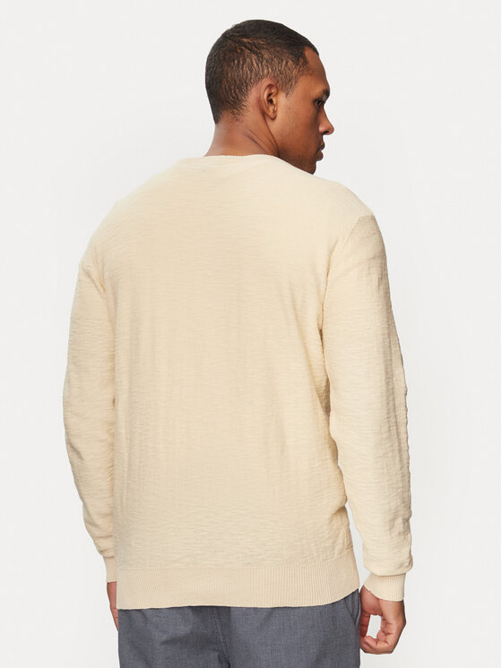 INDICODE INDICODE Pullover Hugolia 30-459 Beige Regular Fit
