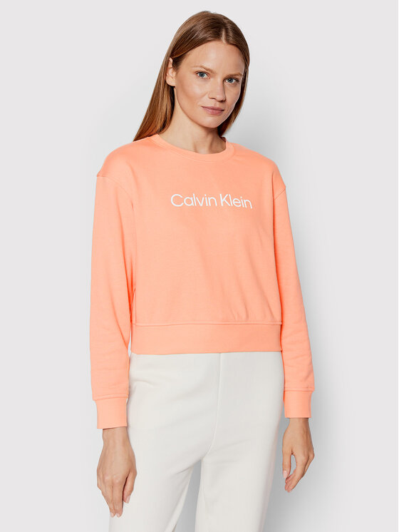 Calvin Klein Performance Džemperis 00GWS2W312 Oranžinė Regular Fit
