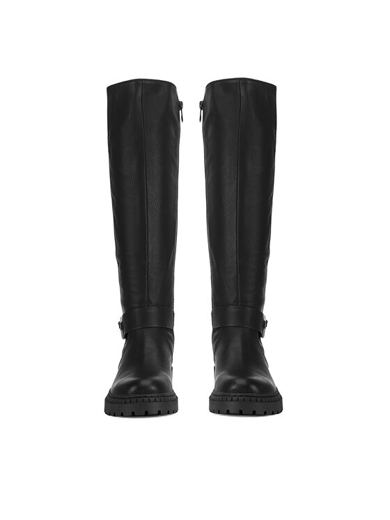 Clara Barson Clara Barson Kozačky ve vojenském stylu WS6102-15 Černá
