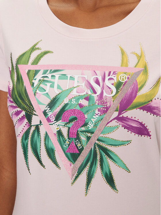 Guess Guess T-Shirt 172941 Ροζ Classic Fit