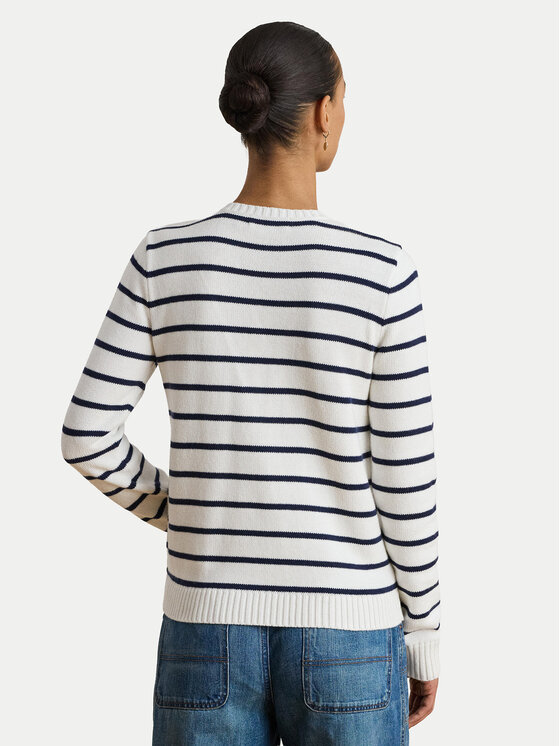 LAUREN RALPH LAUREN LAUREN RALPH LAUREN Кардиган 200P03495001 Бял Slim Fit