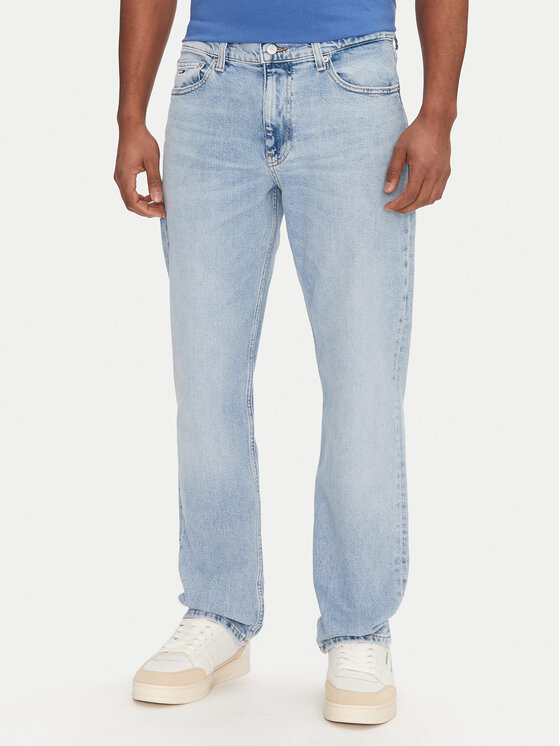 Tommy Jeans Jeansy Ryan DM0DM21024 Niebieski Slim Fit