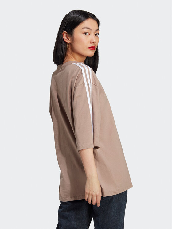 adidas adidas Футболка Oversized T-Shirt IQ3400 Коричневий Loose Fit