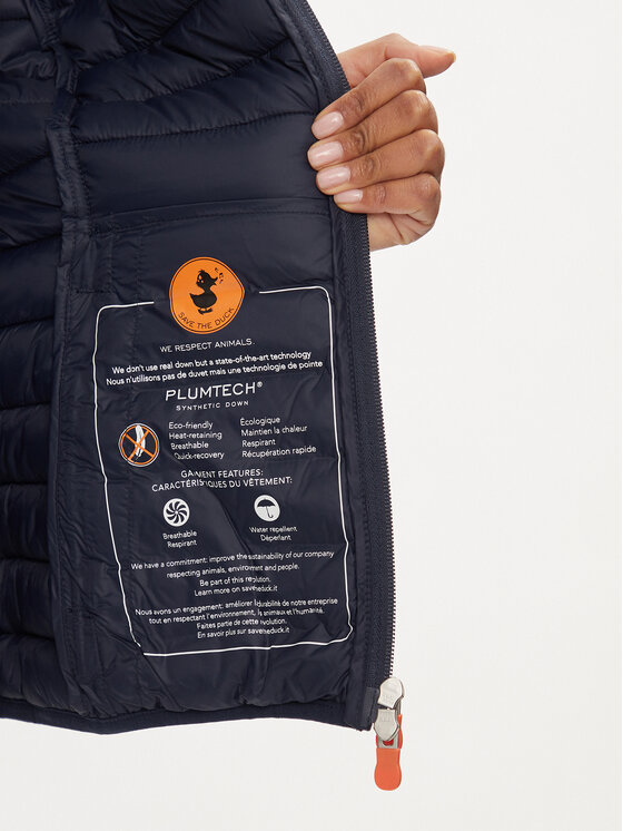 Save The Duck Save The Duck Преходно яке D33620W GIGA01 Тъмносин Regular Fit