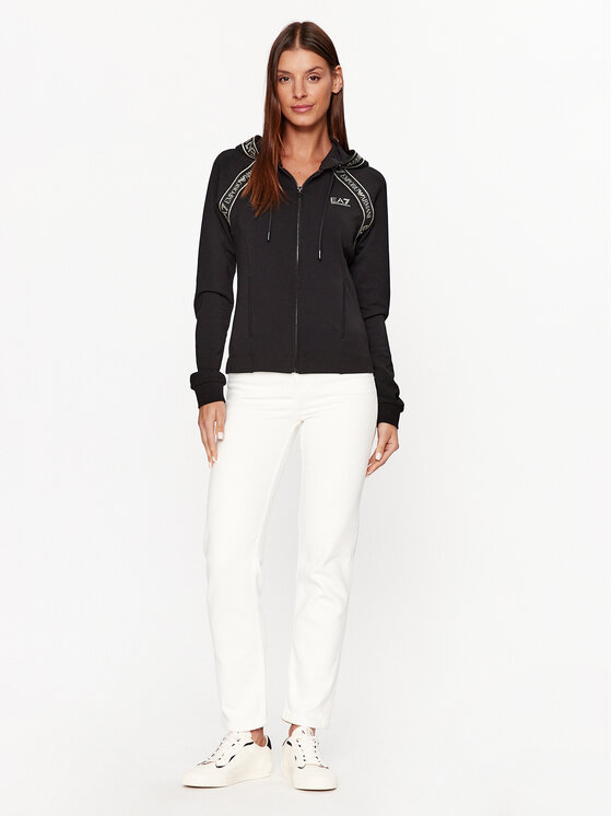 EA7 Emporio Armani EA7 Emporio Armani Суитшърт 6RTM26 TJKWZ 1200 Черен Regular Fit