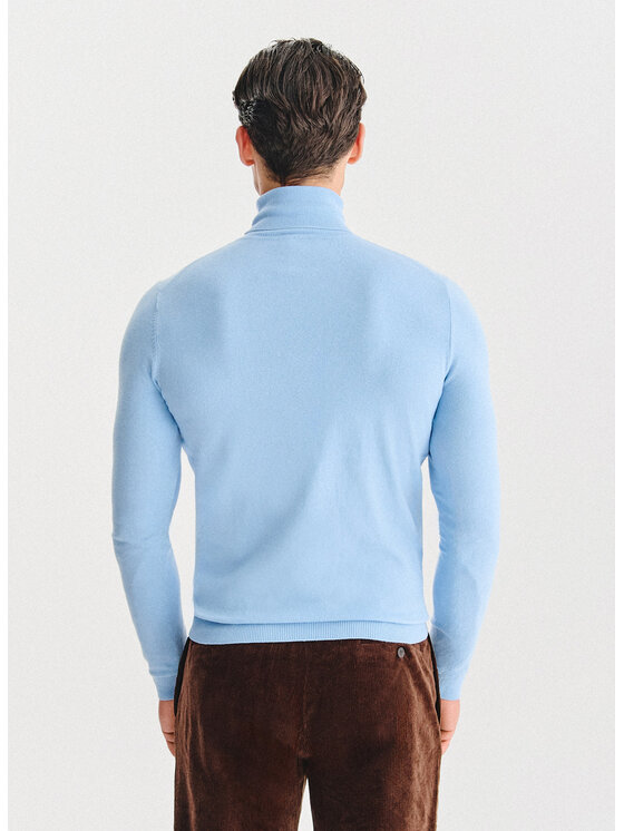 Pako Lorente Pako Lorente Sweter P25WB-2X-025 Niebieski Classic Fit