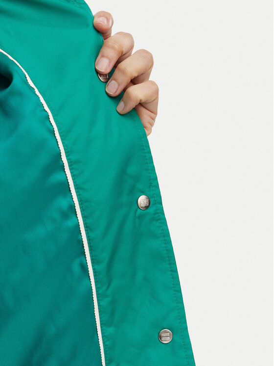 Tommy Hilfiger Tommy Hilfiger Bomber-jakk Logo Appliqué WW0WW48618 Roheline Regular Fit