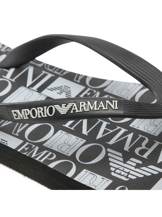 Emporio Armani Emporio Armani Žabky XVQS01 XN122 R625 Černá